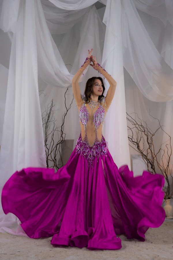 Professional bellydance costume (Classic 436 a-available)